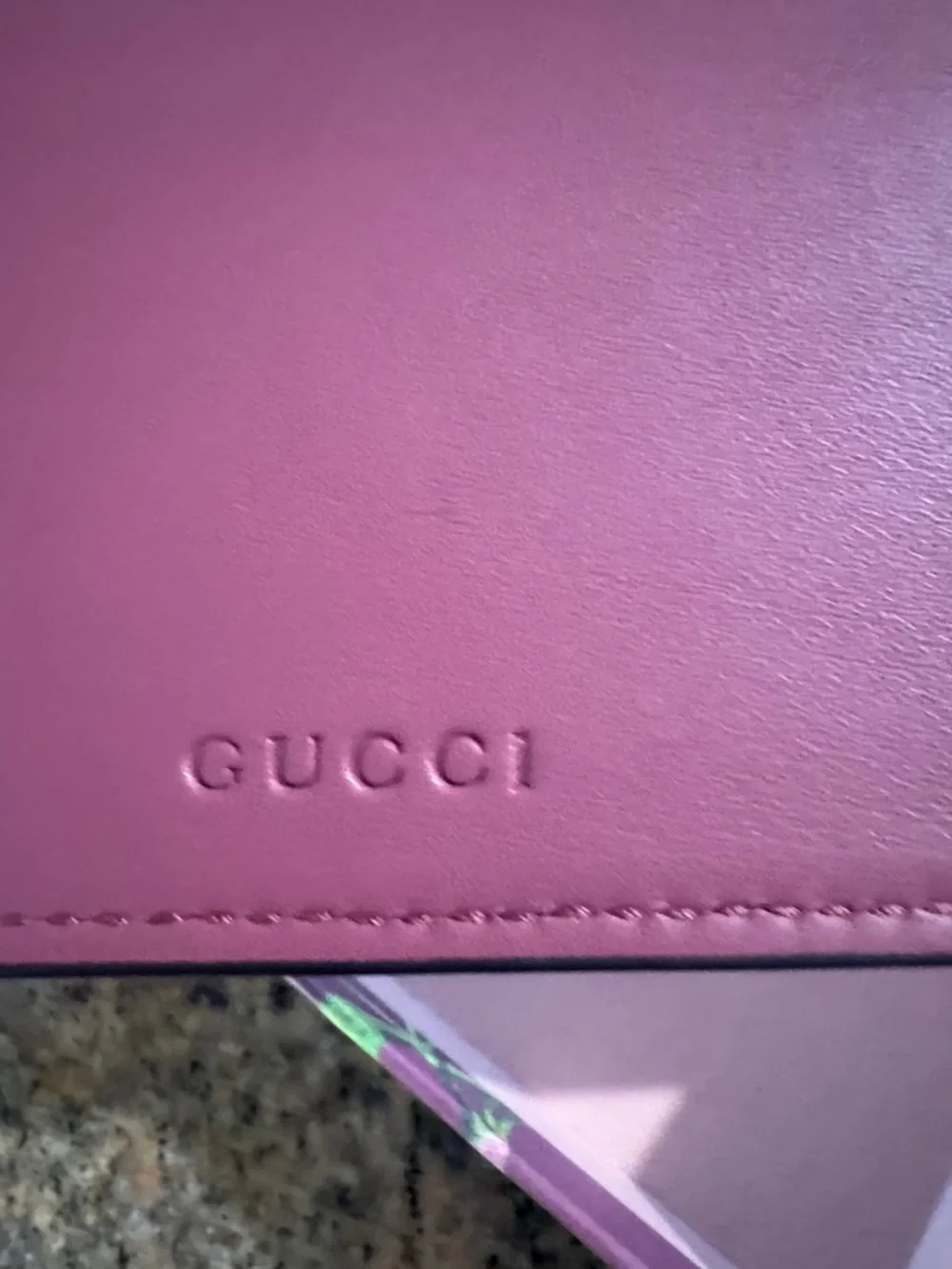 AUTHENTIC Gucci Supreme monogram floral pink flat zip pouch - Picture 6 of 14